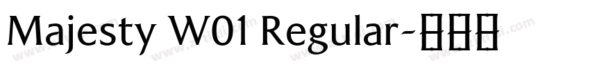 Majesty W01 Regular字体转换